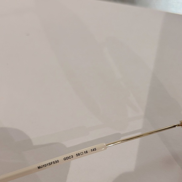 [SOLD] Mujosh Blue Aviator Sunglasses - Picture 3 of 3